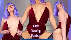 Cuck Training Mantras - Accept being a cuck - Verbal Humiliation and Cuckolding Female Domination with Femdom Brat Girl Mistress Mystique - MP4