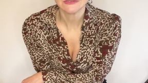 Cheating Hotwife Confesses Infidelity in Lingerie – Striptease, Pussy Flash, and JOI Domination for Cuckold Husband Who Must Watch Her Relive Every Moment