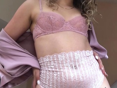 Amateur blondie solo anal masturbation