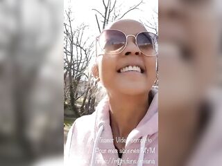 Miiana - DEFI : je me fais baiser par un inconnu dans le parc