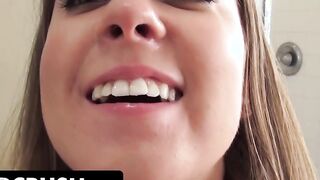DadCrush - Horny Dark Haired Bombshell With Huge Butt Turns Film