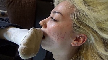 Privat Lezdom Sock Smelling!