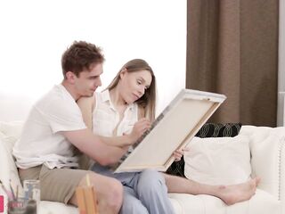 Miley Muray - Tall slender artist lovemaking to BF