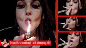 The longest cigarette ash you have ever seen