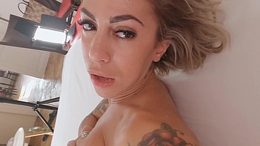 Blonde Italian Slut Getting Her Pretty Asshole Fucked ANAL ATP ATM