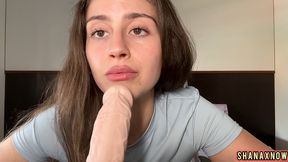 4k ahegao pov blowjob nerdy crossed eyes cumshot