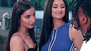 BLACKED Emily & Eliza crave their married trainers huge BBC