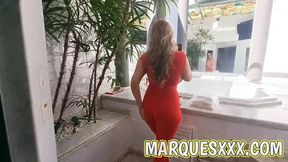 Funny Brunette Getting Her Ass&#x1F351; Fucked On A Pole