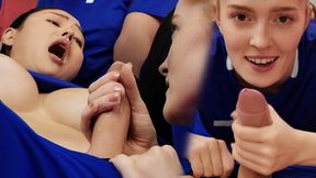 Rae Lil' Dark-hued & Jia Lissa in Real Life Futanari