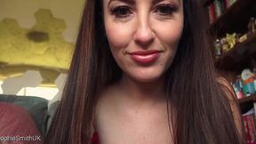 Stockings-wearing British Domme makes you eat your own mess