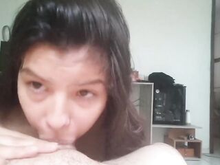 It's not just a oral-job, this babe swallows it all unfathomable and doesn't get tired, unfathomable mouth