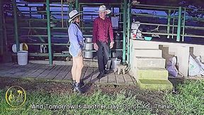 My Boss Jeanpaul Likes My Big Ass And Fucks Me In The Stable Outside The Farm