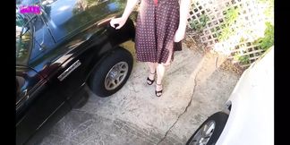 Alyson Barters for Tires, Gets Deep Dicked