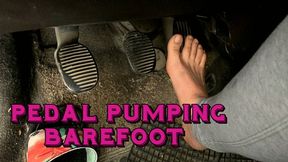 compilation pedal pumping barefoot and in slippers