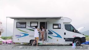 Ranako and Friends Camp Out, Leading to Tent Sex