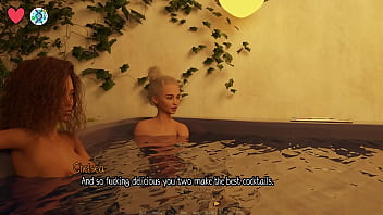 Brunette College Cheerleader Takes A Hardcore Hot Tub Threesome At Elmwood Uni