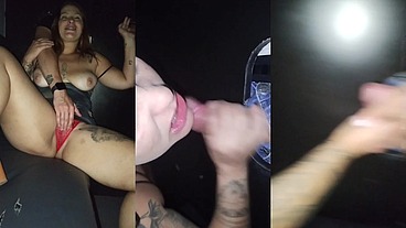 Depois de ganhar um carinho nos peitos e na buceta de um desconhecido no gloryholi tive que retribuir fiz um boquete gostoso nele e tomei todo leitinho