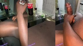 perverse step father wanks dick as he watches step daughter spread