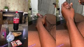 perverse step father wanks dick as he watches step daughter spread