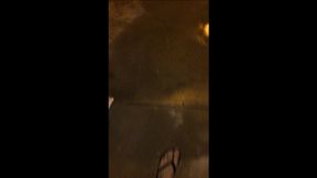 Public bathrom sucking and deep big dick anal fucking!