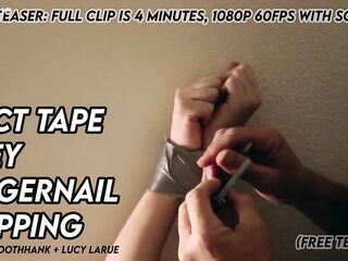 Duct Tape Prey Fingernail Clipping