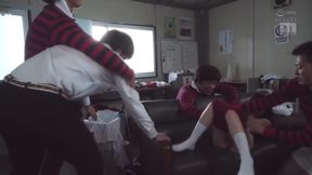 Natsu and Mia A's Wild Creampie Gangbang: Slobber, Stroke, and Swallow