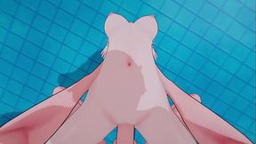 Gawr Gura discreetly enjoys rough sex - Hololive Hentai