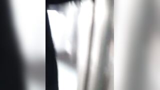 Peeing and fingering with Japanese chick in moving train
