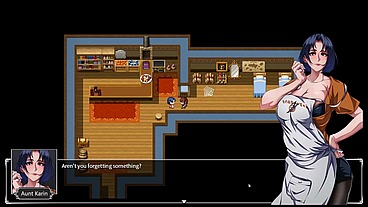 OVER Devil Legend of the sacred stone [ HENTAI Game PornPlay ] Ep.1 massive boobs touching at the bar