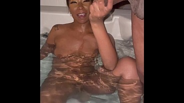 Hot Tub Double Blow Job