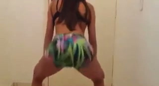 My adorable princess shakes her juicy booty for me