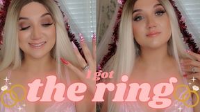 I Got The Ring - Wife Degradation - TheGoddessEmmy, GoddessEmmy, Goddess Emmy, Emmy - Valentine's Degrading Wife Humiliation, Homewrecking Femdom Blonde Mistress