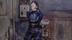 MADE IN JAPAN 17: The Sentinel's Files #1 Special Super Agent Yui captured in latex and confined in the darkness with armbinder, wraparound tape gag and blindfold!
