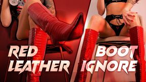 Red Leather Boot Ignore