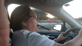Dawn's Public Cigar Pleasure On The Open Road