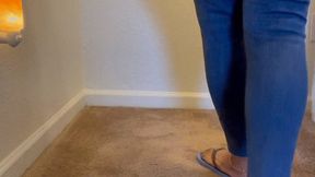 Foot Tease At The Store
