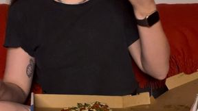 Eating a Whole Pizza & Gently Mocking You