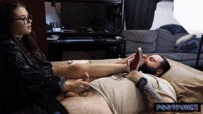 Anastasia Rose - POV Sensual Foot Smelling Handjob And Sole Show