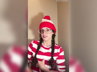 Breasty brunette hair Waldo bounces on it after u discover her lonely and feral