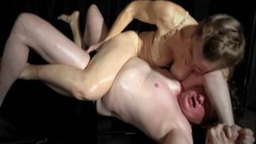 V304 Mercy VS Hanz Sensual Oil Wrestling