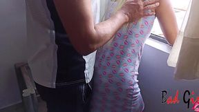 Stepson comforts heartbroken stepmom with his cock