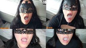 Amateur Milf Drinks 20 Inches of Cum - Millie Fox