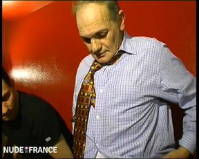 Two horny babes gets hard gangbanged and cum covered in a swingers club