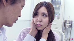 old ugly doctor seduce japanese teen to creampie fuck to get pregnant