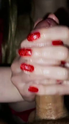 No! Don't Cum so Fast! Stepmom Helps Stepson Massive Cum Before Family Dinner