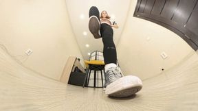Katelyn - beneath her converse sneakers VR 360 Full HD