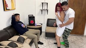 Danced with My Friend&#x2019;s Wife, Gently Guided My Dick&#x1F346; into Her Butt&#x1F351; in Front of Them
