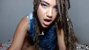 stepsister denies not wanting cock in the end she wants to suck my cock and then she likes me there stepbrother don t tell me th