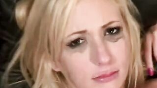 Skinny barely legal ride a big rough penis into her butt