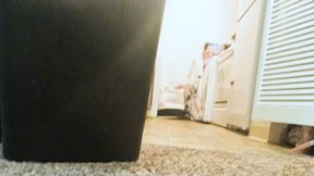 Tiny Human Running Through Giantess Home Pov 4K smaller